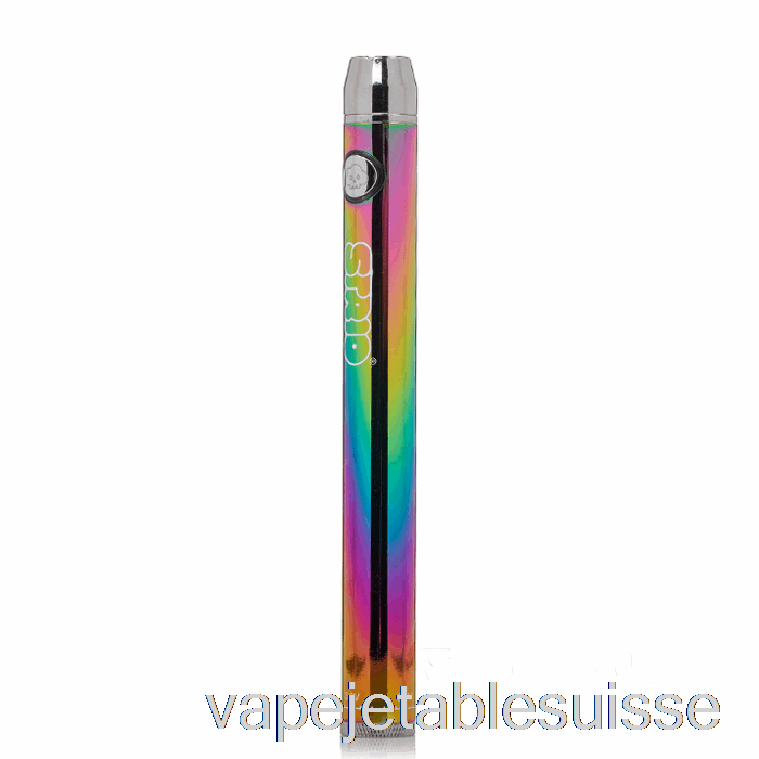 Vape Suisse Strio Bottom Twist 510 Batterie Arc-en-ciel